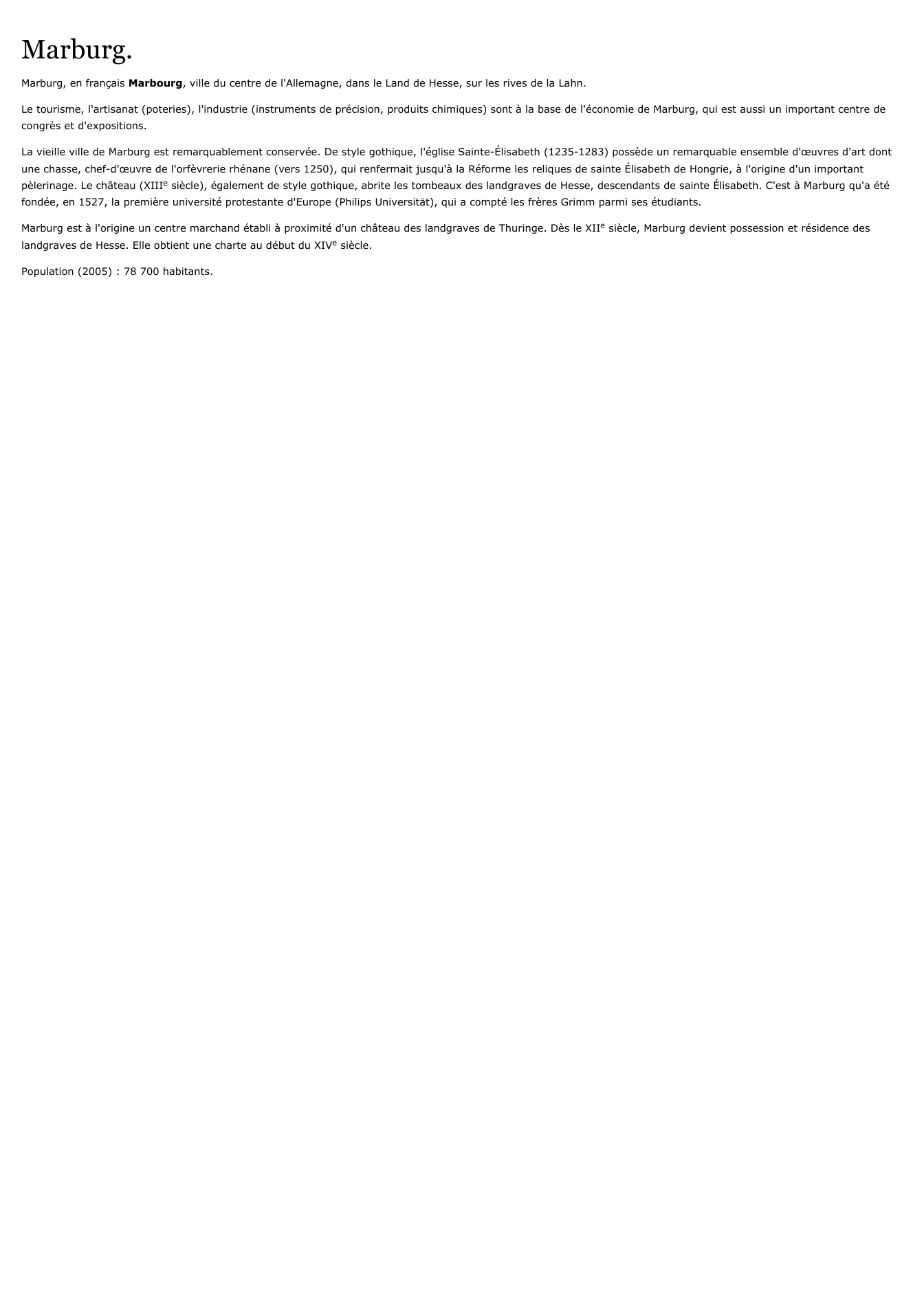 Prévisualisation du document Marburg.