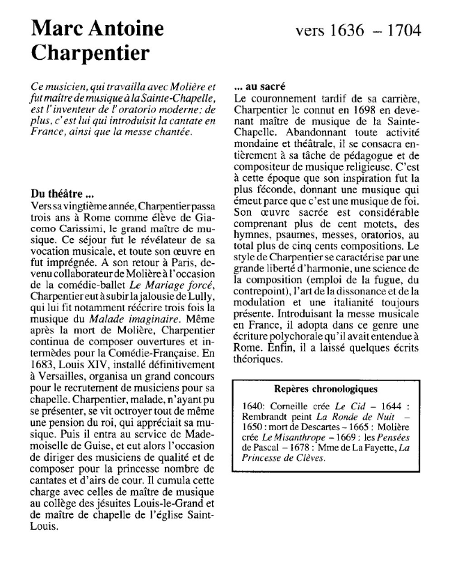 Prévisualisation du document Marc Antoine	Charpentier.