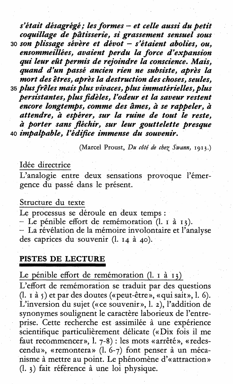 Prévisualisation du document Marcel Proust (1871-1922), Du coté de chez Swann [Le petit morceau de madeleine]