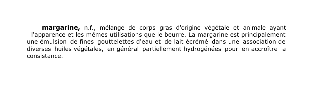 Prévisualisation du document margarine