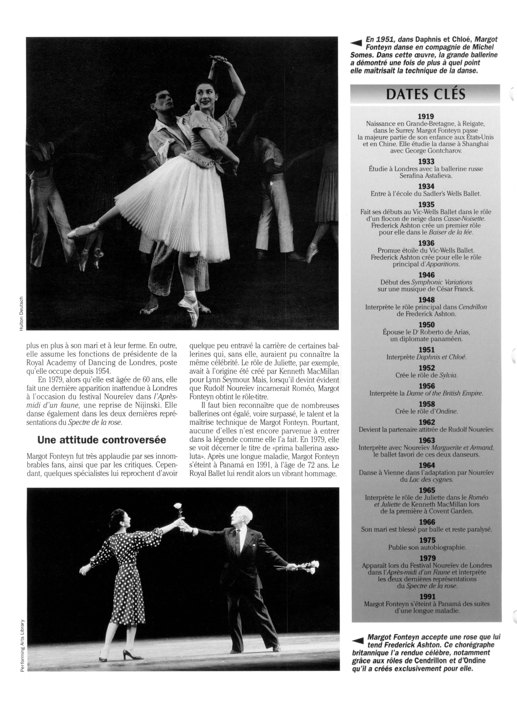 Prévisualisation du document Margot Fonteyn (histoire de la danse)