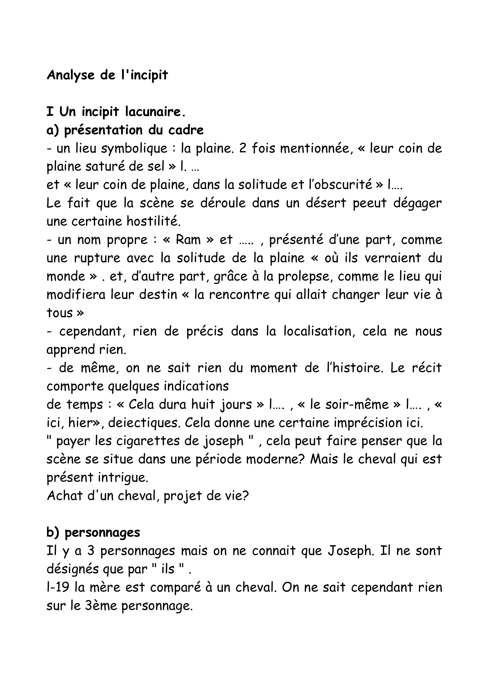 Prévisualisation du document Marguerite duras analayse incipit