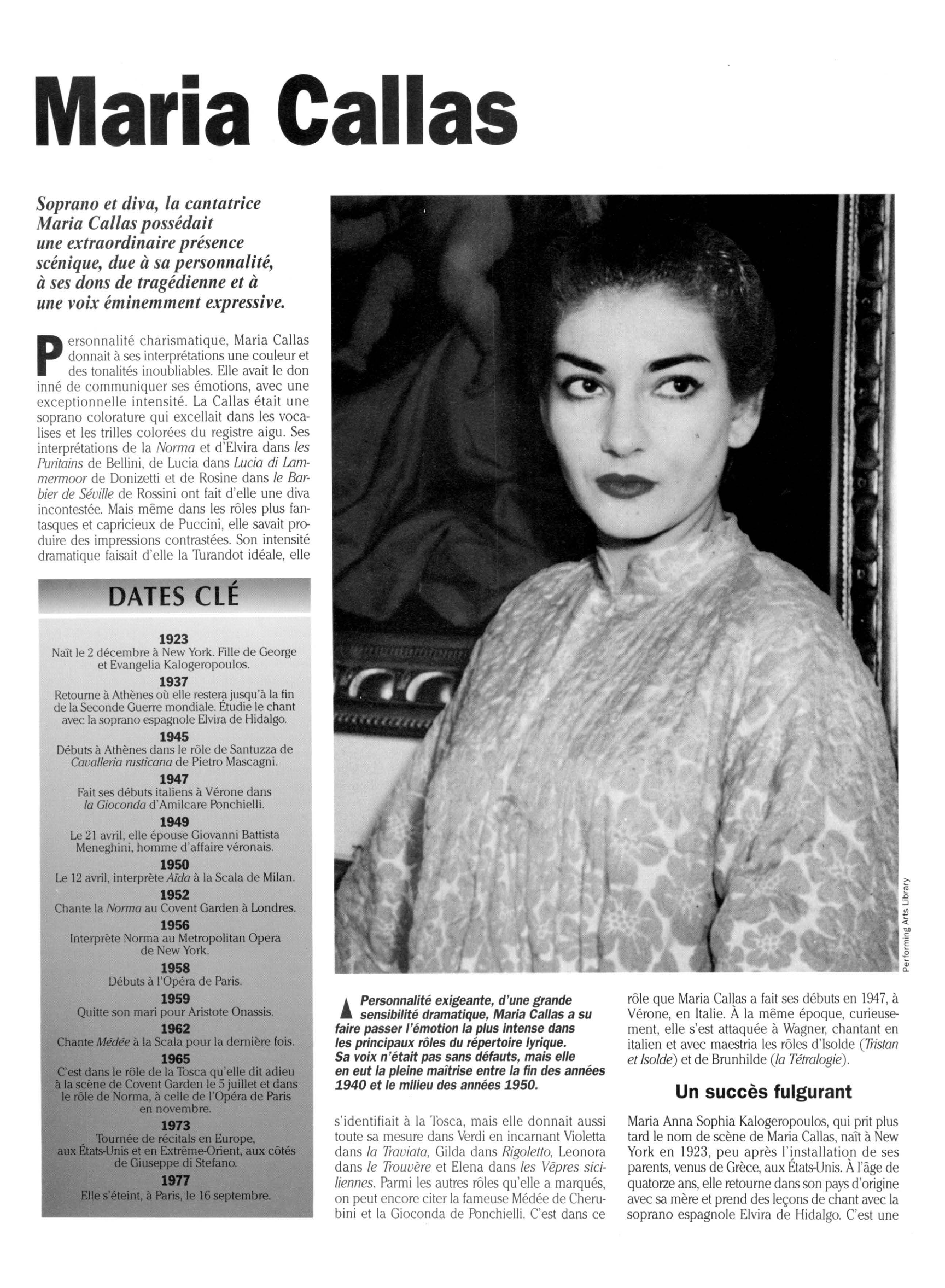 Prévisualisation du document Maria Callas