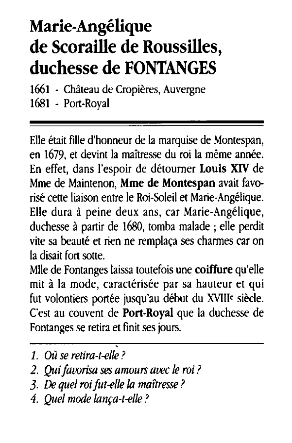 Prévisualisation du document Marie-Angélique de Scoraille de Roussilles, duchesse de FONTANGES