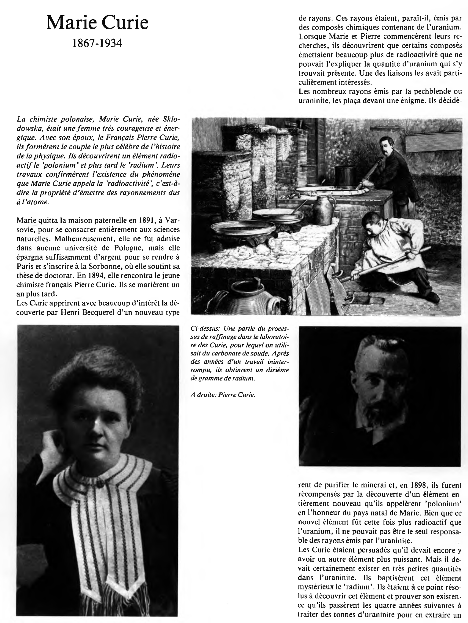 Prévisualisation du document Marie Curie