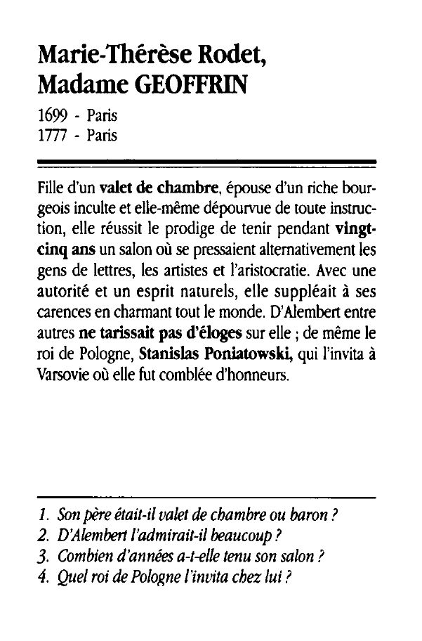 Prévisualisation du document Marie-Thérèse Rodet, Madame GEOFFRIN