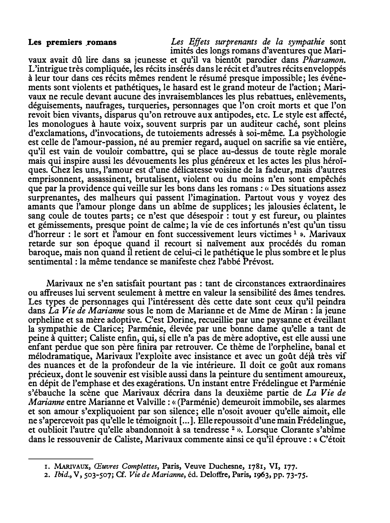 Prévisualisation du document Marivaux - Histoire de la littérature