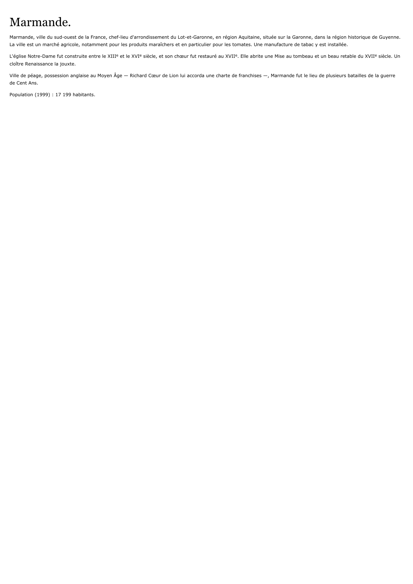 Prévisualisation du document Marmande.