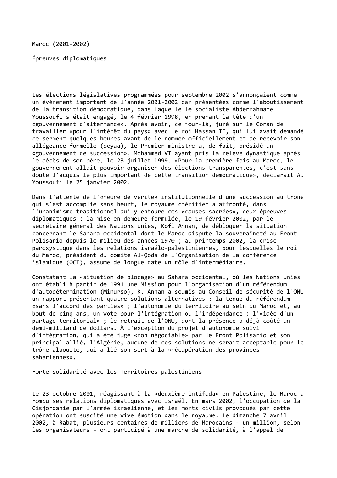 Prévisualisation du document Maroc (2001-2002)