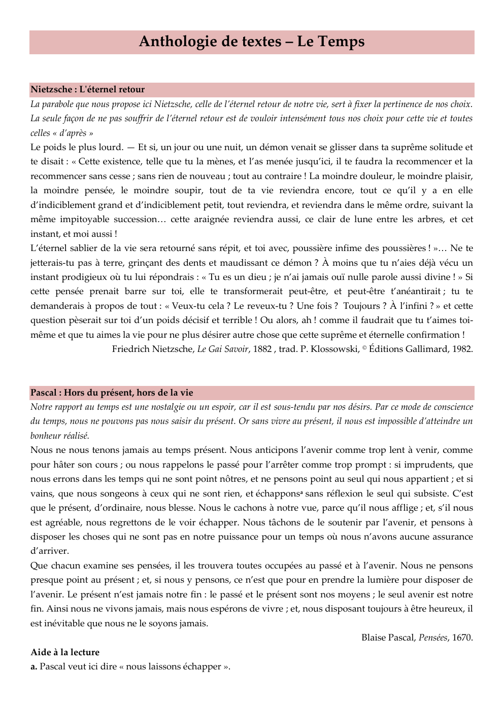 Prévisualisation du document Marque page