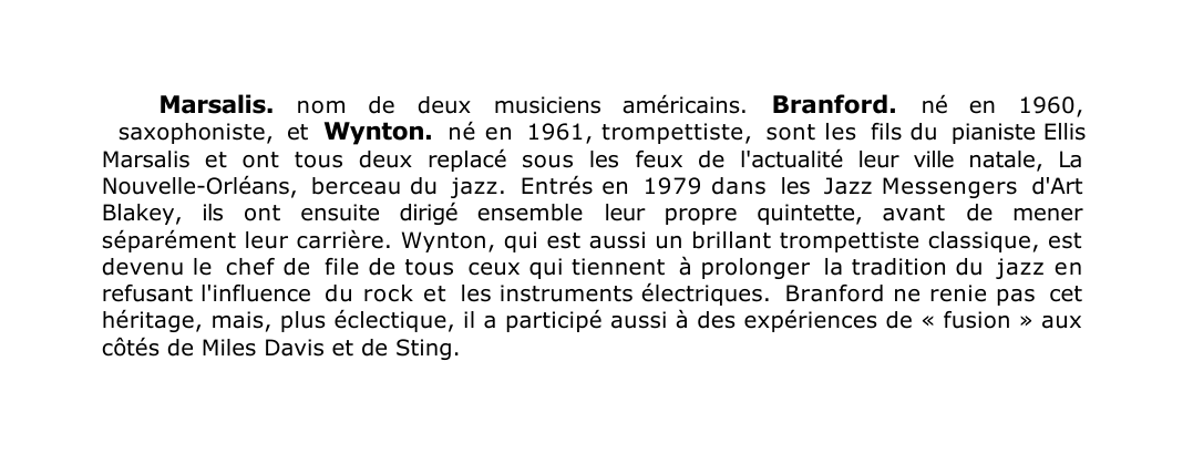 Prévisualisation du document Marsalis.