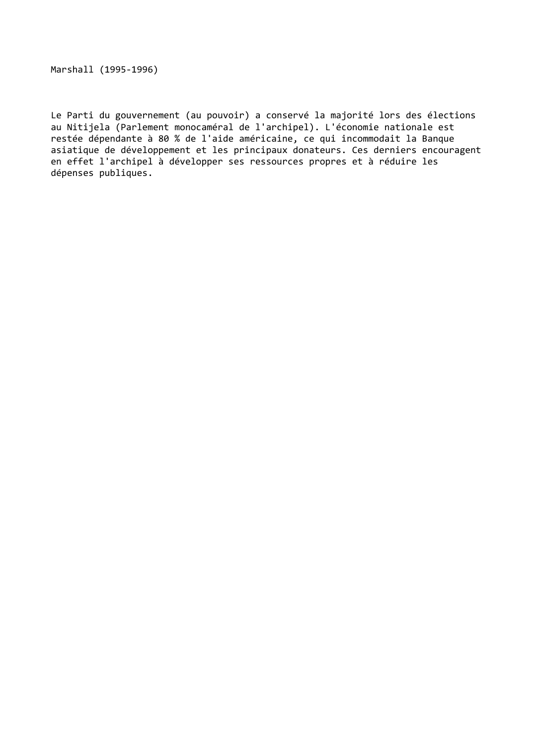 Prévisualisation du document Marshall (1995-1996)