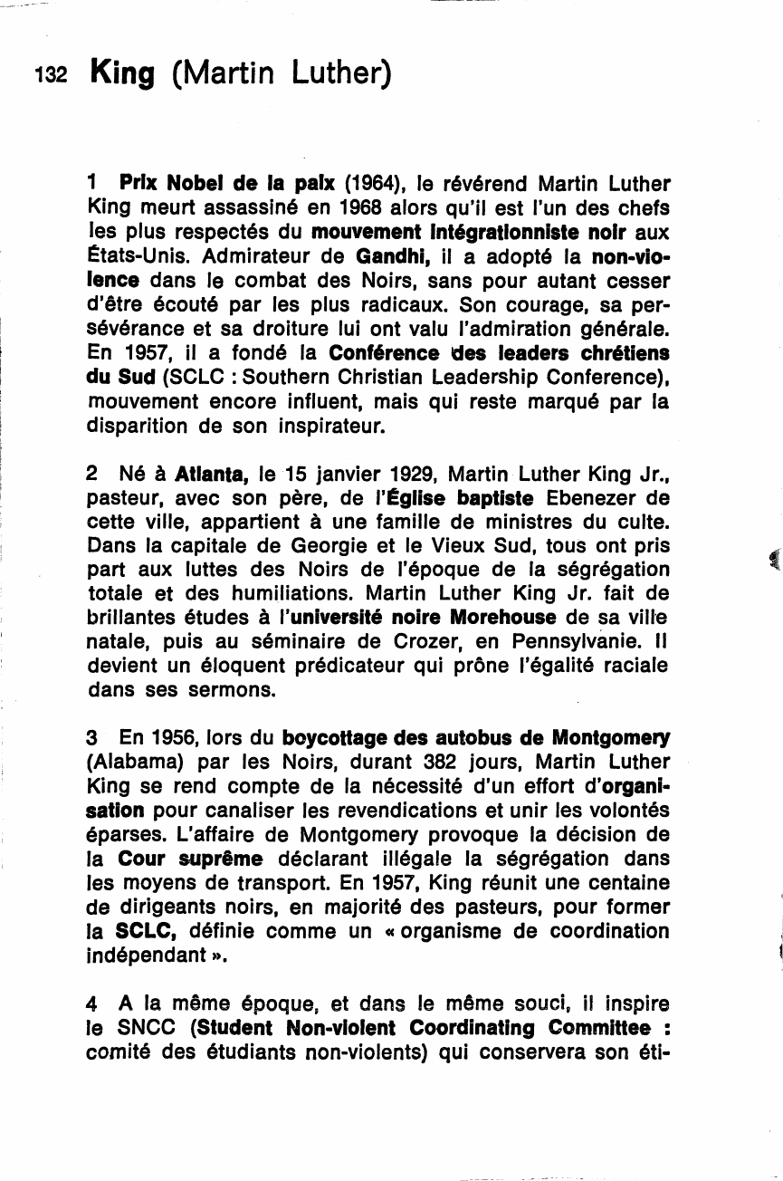Prévisualisation du document Martin Luther King