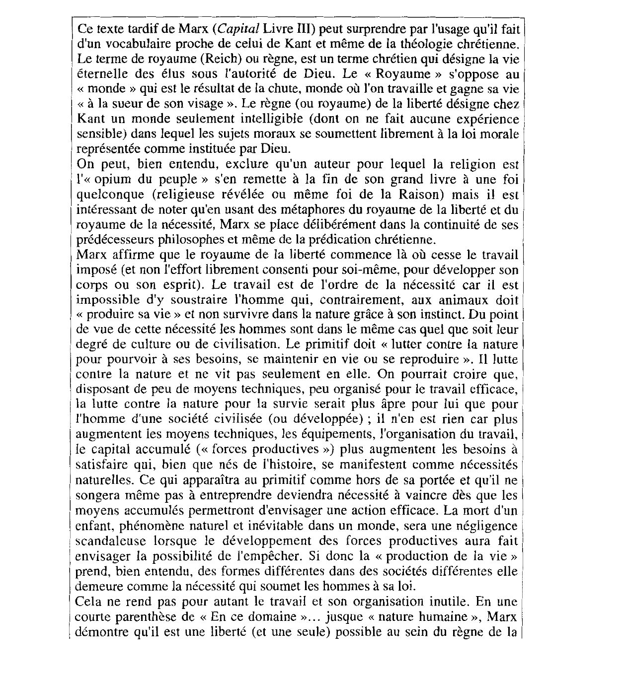 Prévisualisation du document Marx, Capital, Livre III, chap. 48, Éditons sociales, p. 742.