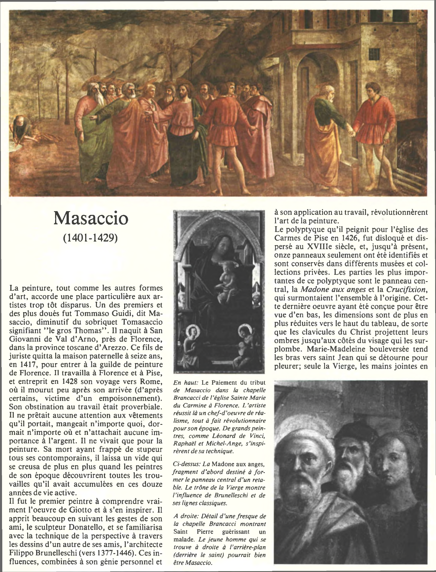 Prévisualisation du document Masaccio