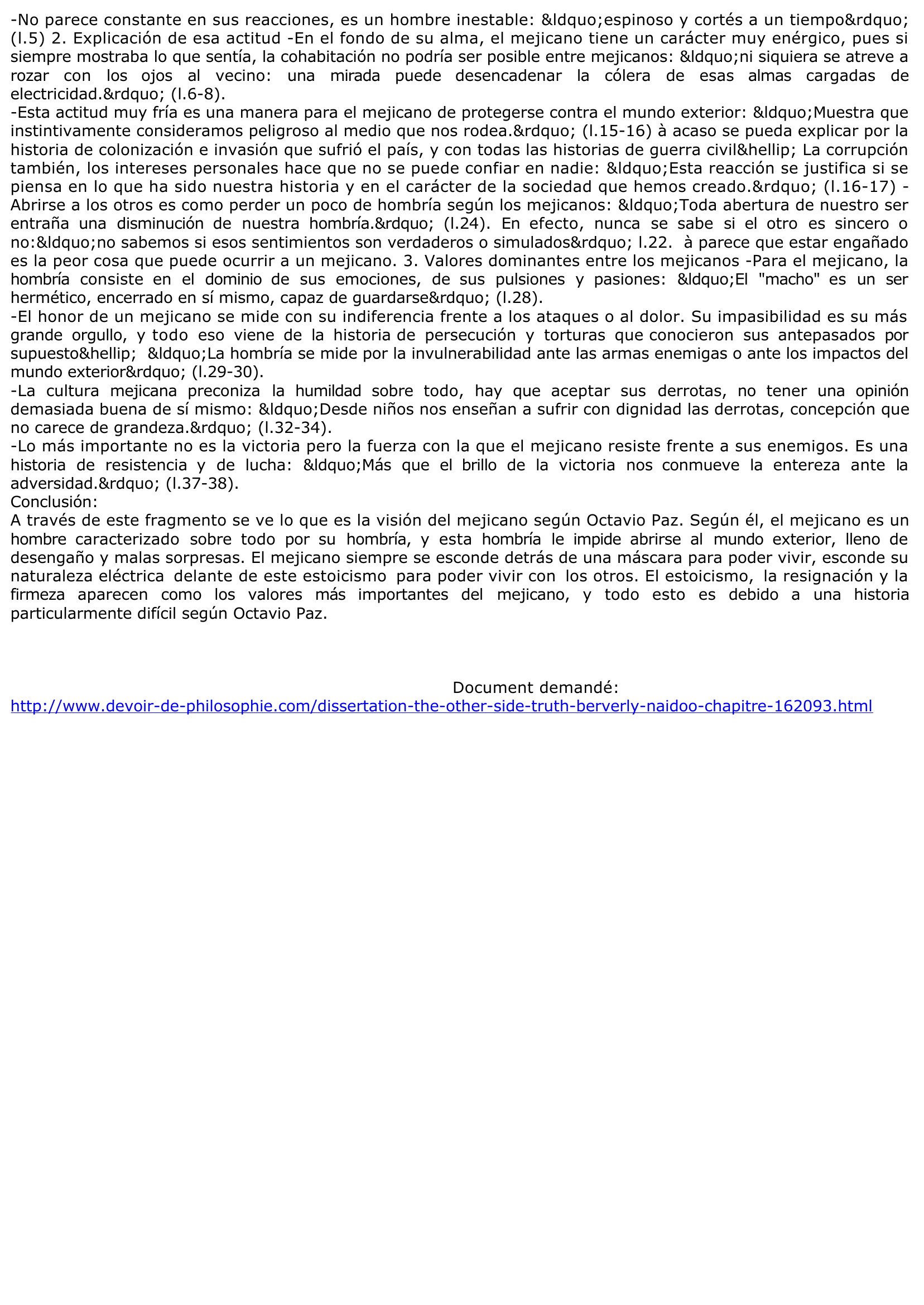 Prévisualisation du document Mascaras Mejicanas Octavio Paz