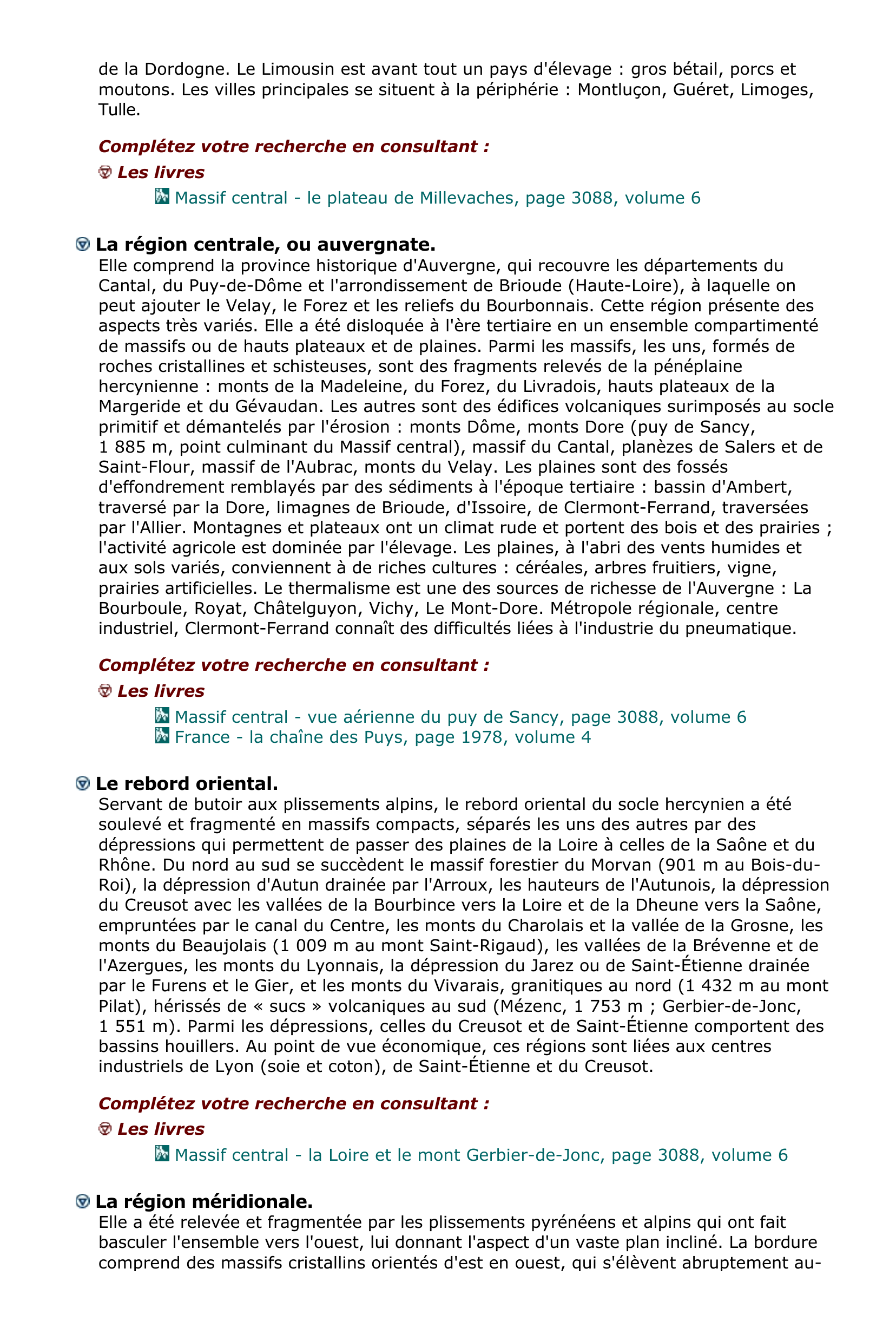 Prévisualisation du document Massif central.