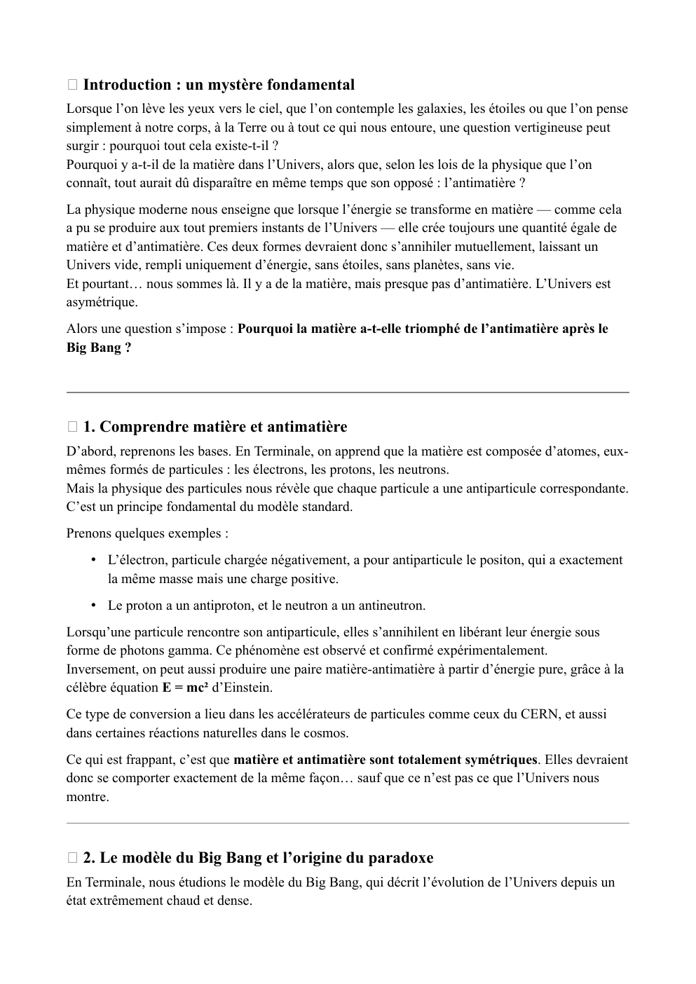 Prévisualisation du document matière vs antimatière