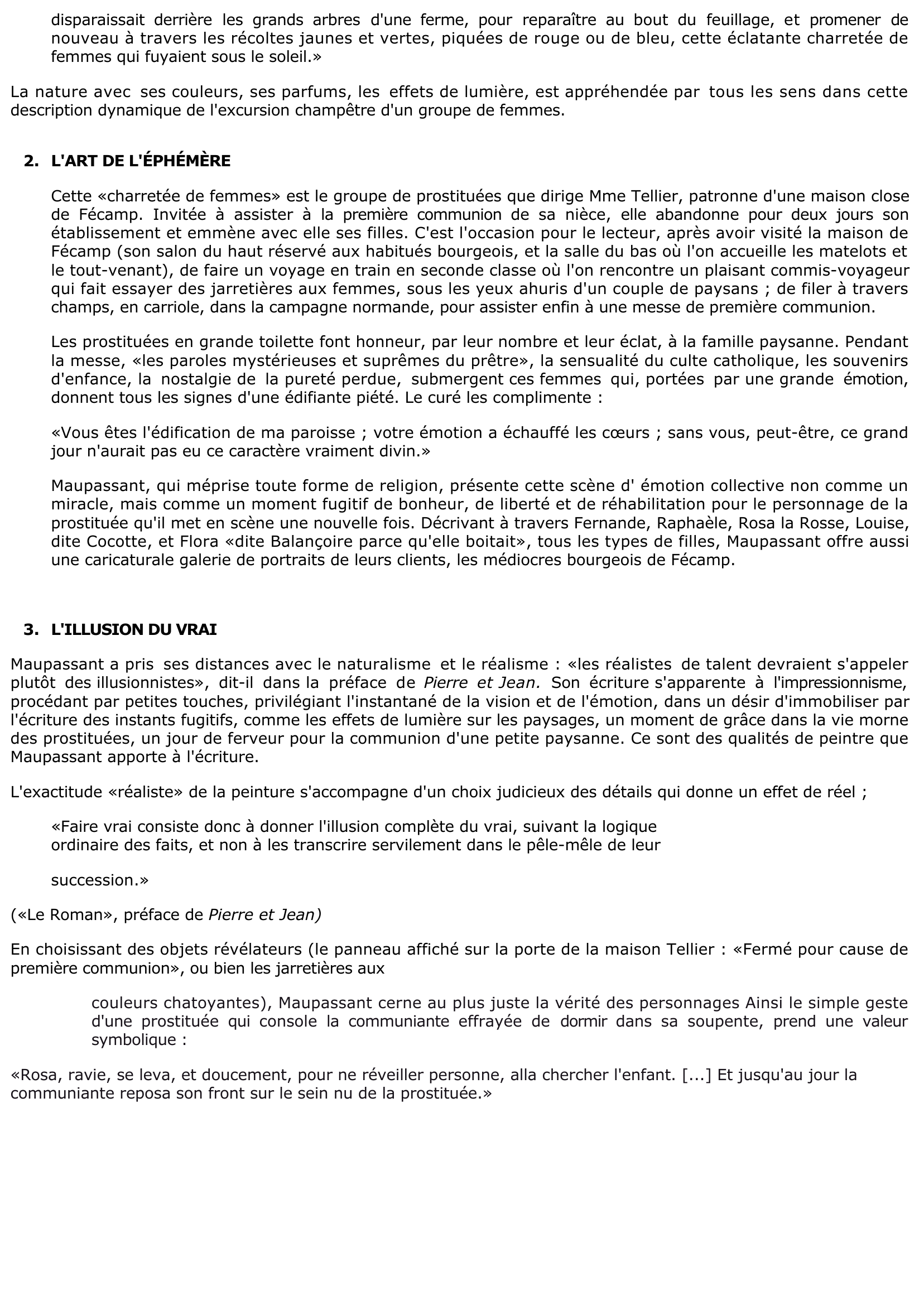 Prévisualisation du document Maupassant : Maison Tellier (Fiche de lecture)