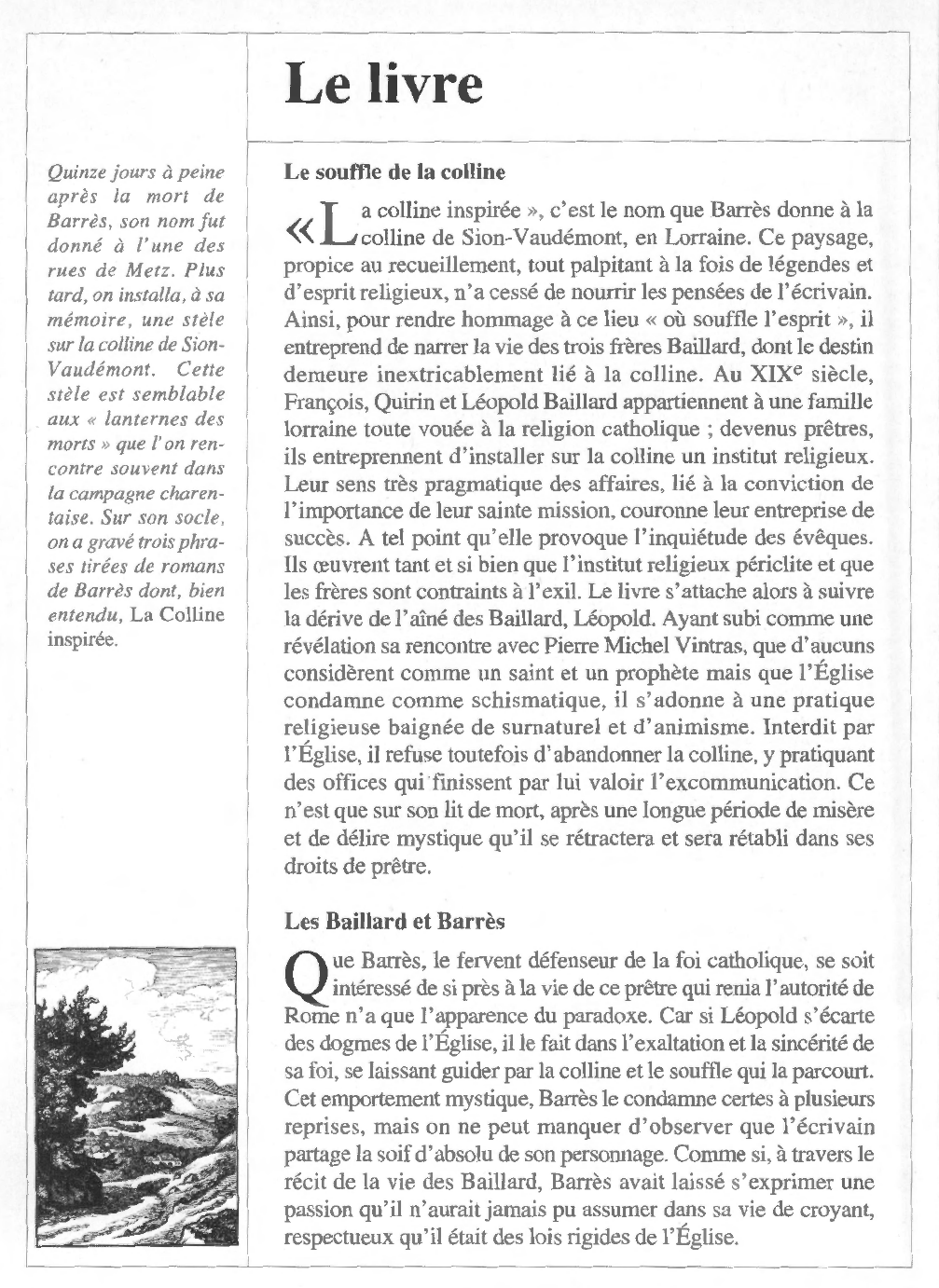 Prévisualisation du document Maurice BARRÈS : La Colline inspirée