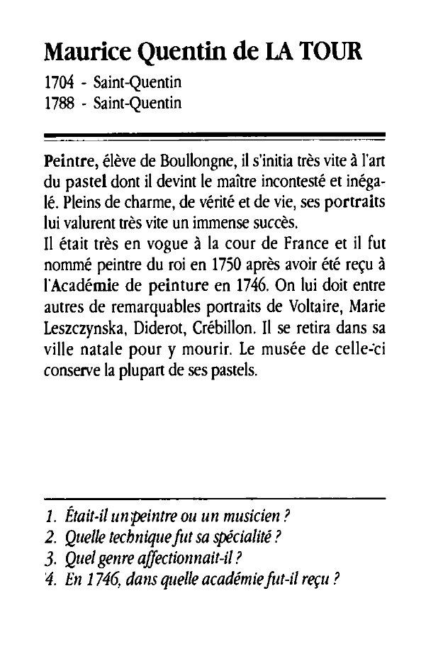 Prévisualisation du document Maurice Quentin de LA TOUR