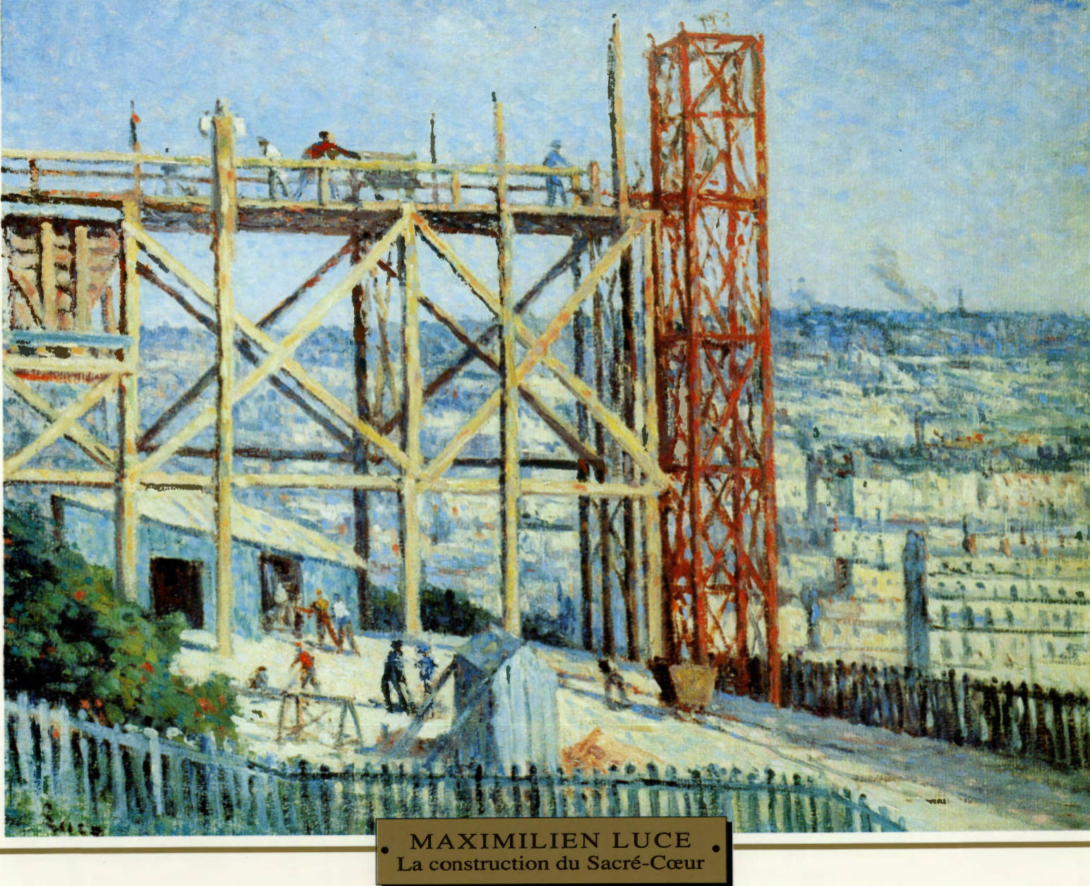 Prévisualisation du document Maximilien LUCE : LA CONSTRUCTION DU SACRÉ-CœUR