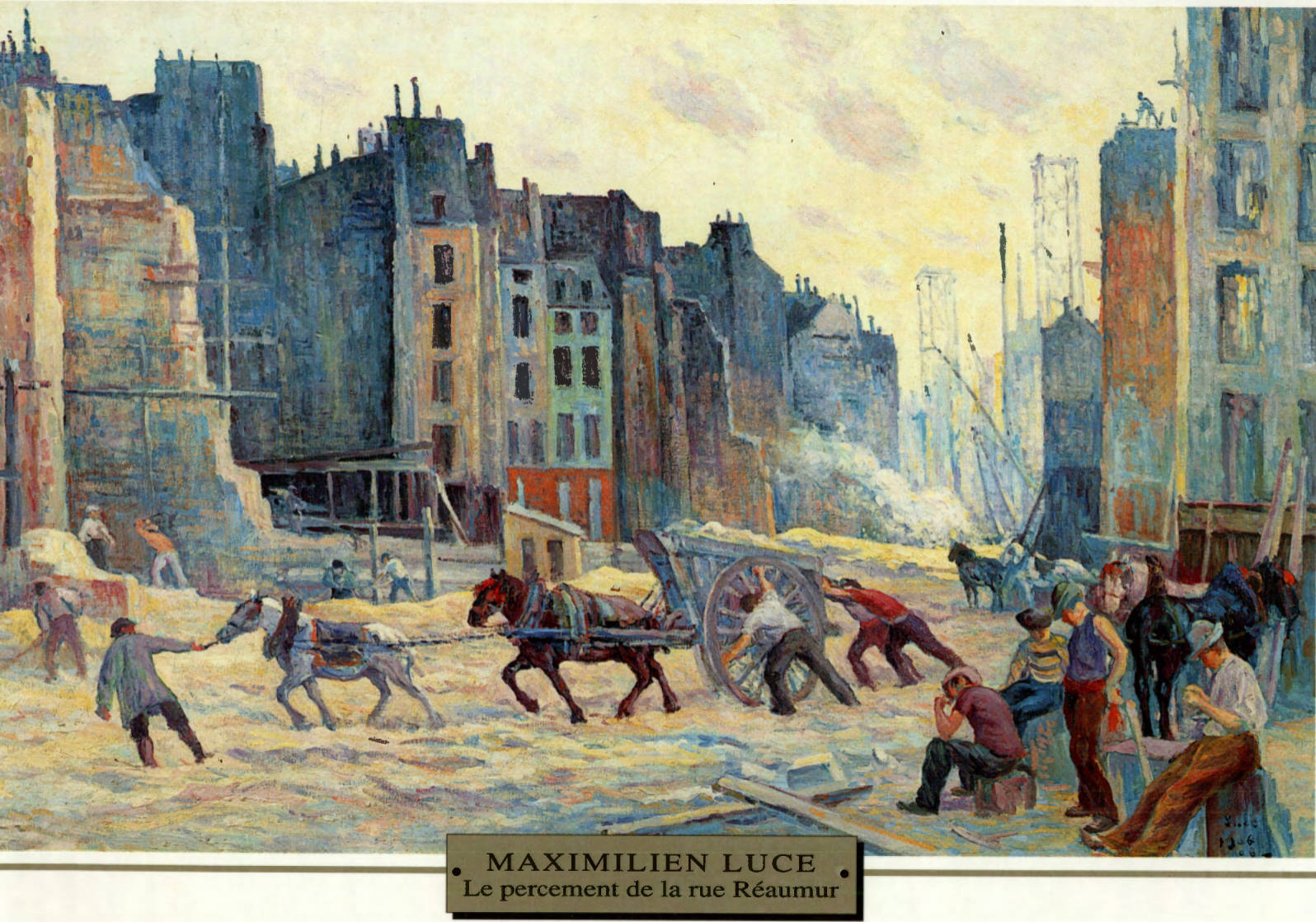 Prévisualisation du document Maximilien LUCE : LE PERCEMENT DE LA RUE RÉAUMUR