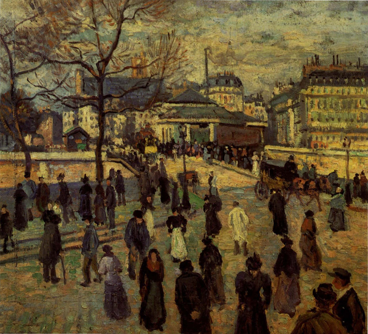 Prévisualisation du document Maximilien LUCE:
LE PONT DE L'ARCHEVÊCHÉ (analyse du tableau).