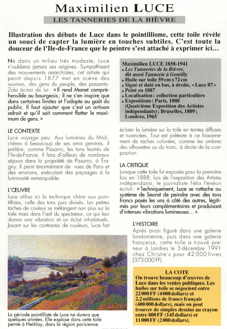 Prévisualisation du document Maximilien LUCE:LES TANNERIES DE LA BIÈVRE.