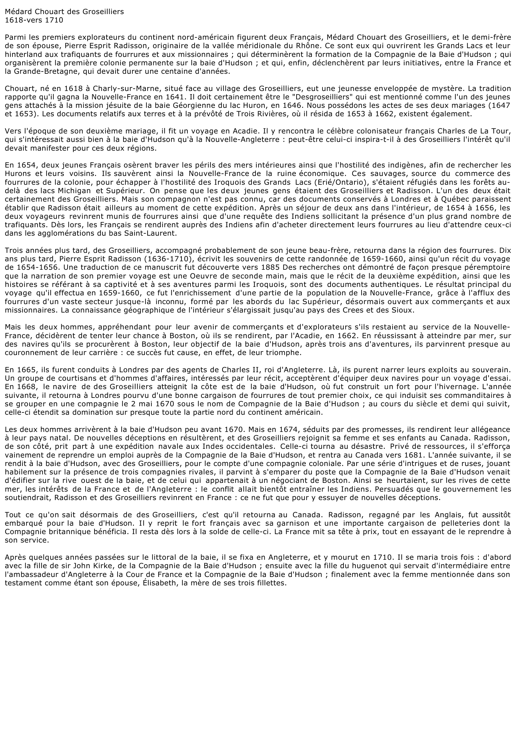 Prévisualisation du document Médard Chouart des Groseilliers