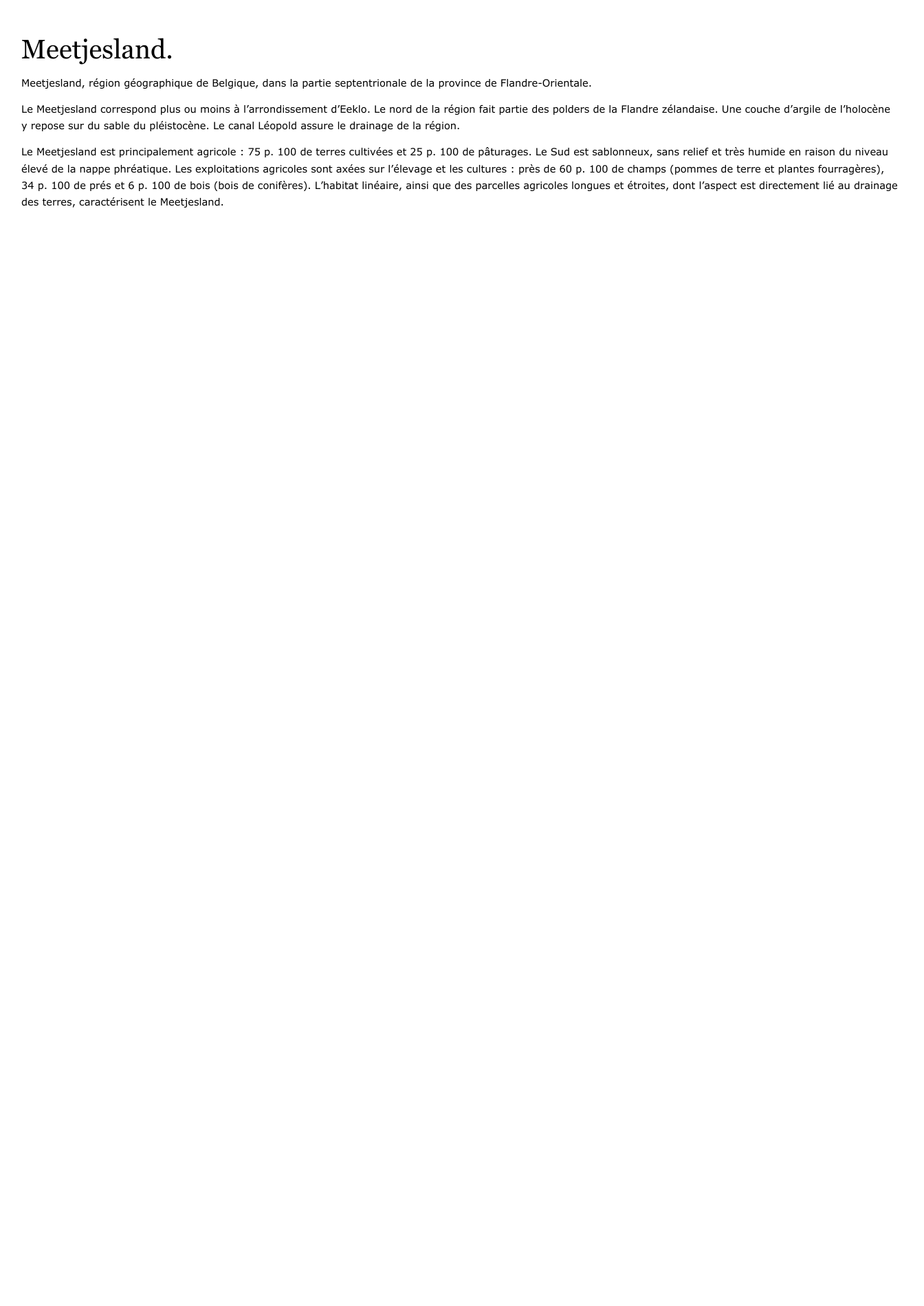 Prévisualisation du document Meetjesland.