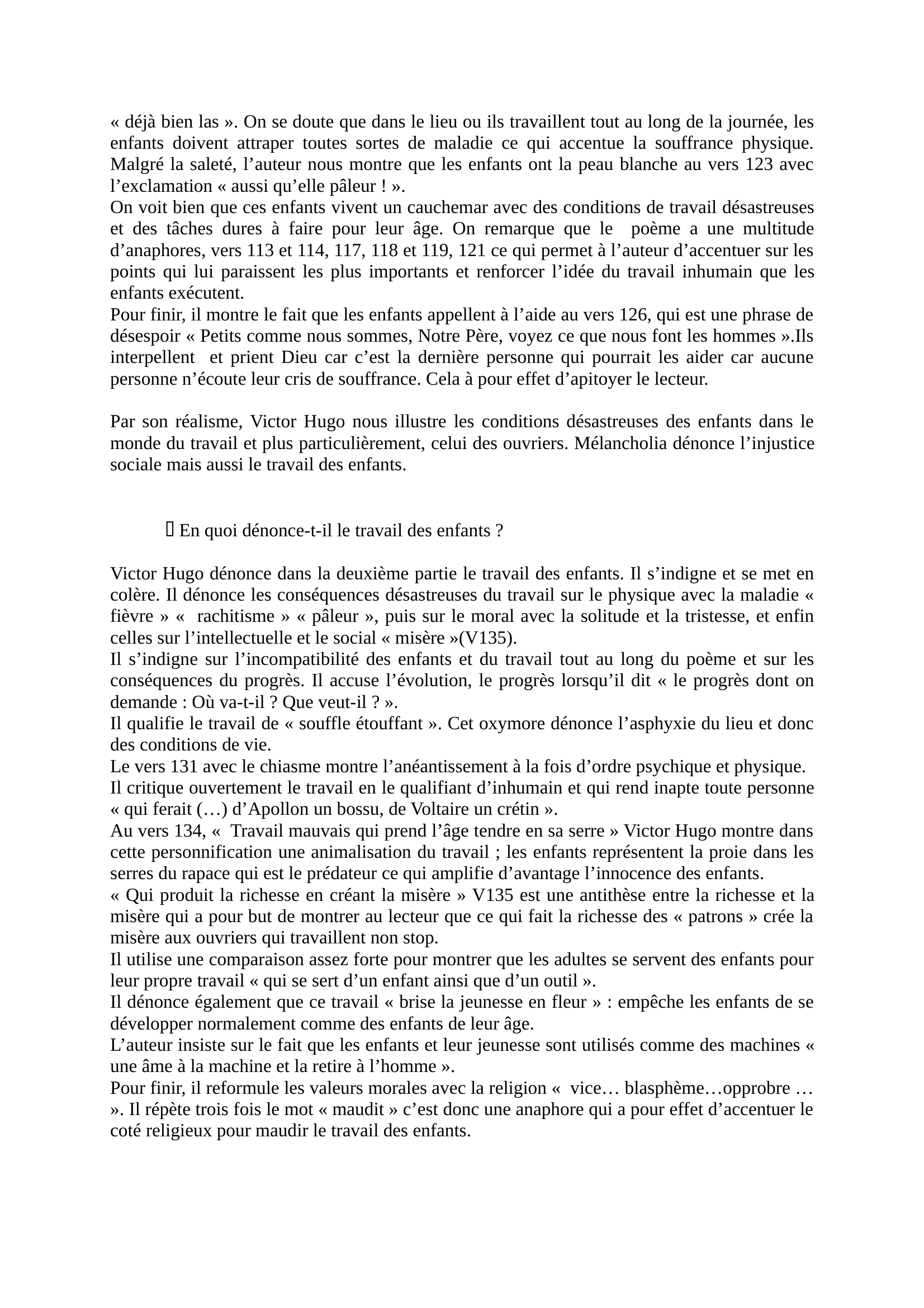 Prévisualisation du document Mélancholia extrait Victor hugo