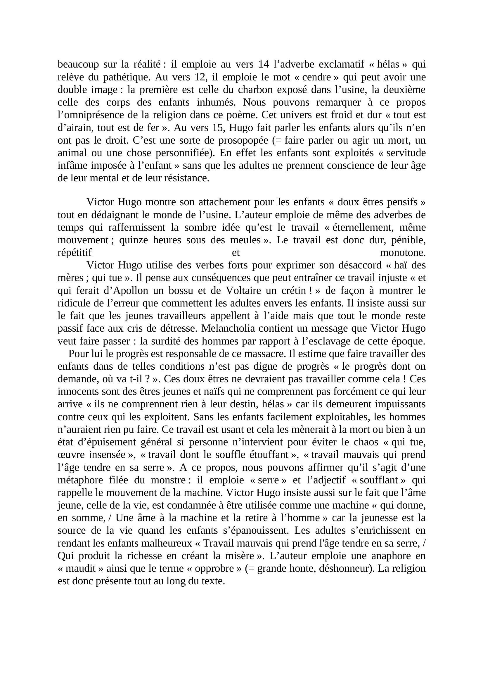 Prévisualisation du document Melancholia Victor Hugo