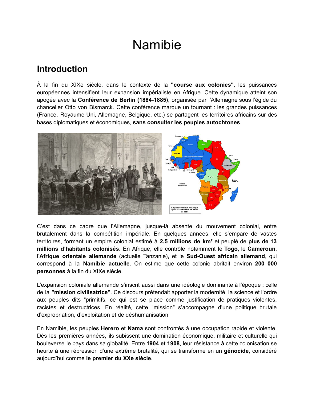 Prévisualisation du document Mémoire du génocide Namibien