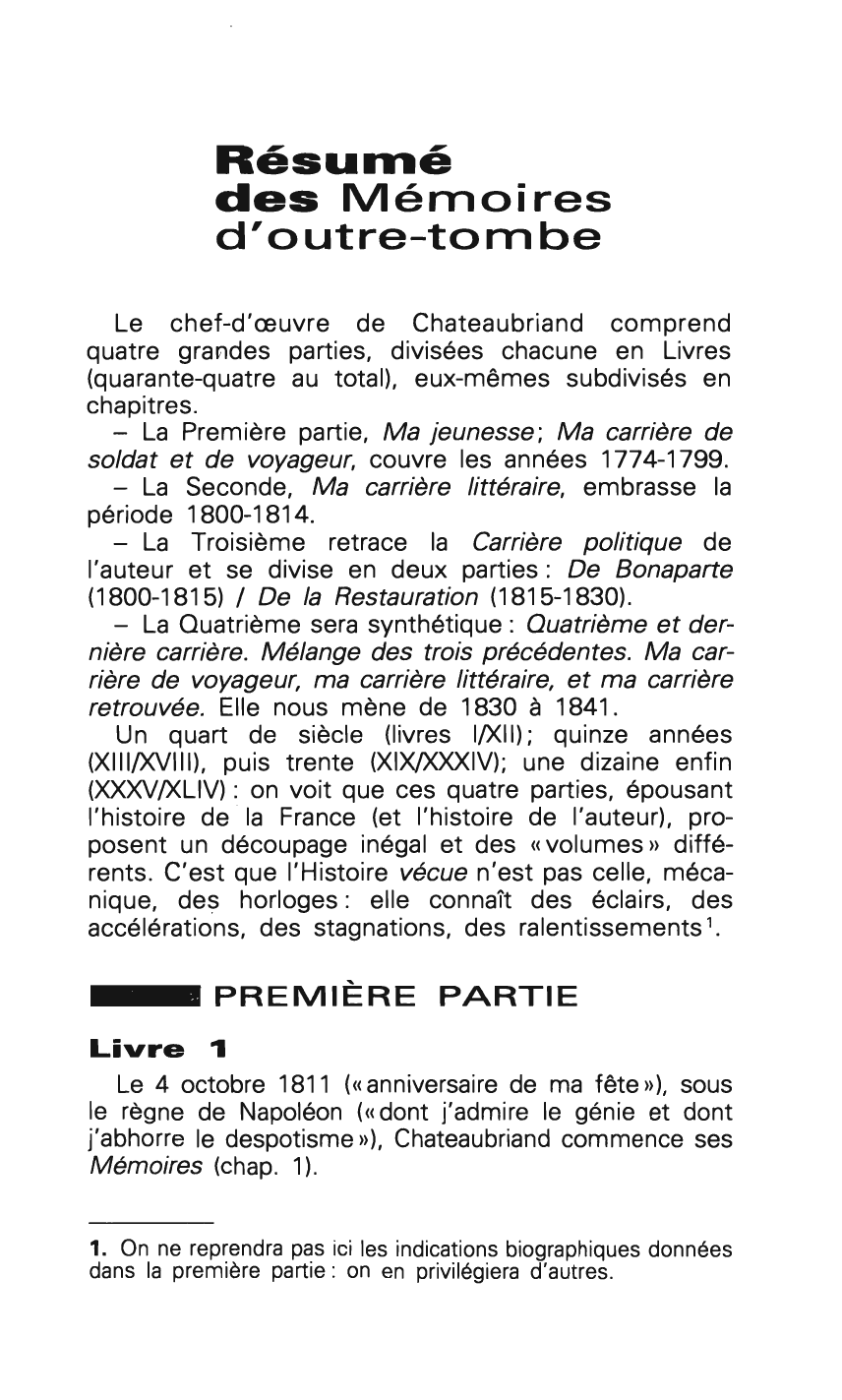 Prévisualisation du document Mémoires d'outre-tombe de Chateaubriand