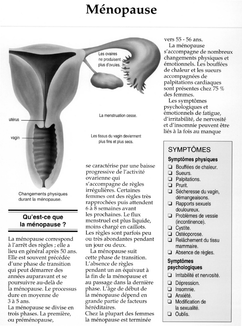 Prévisualisation du document Ménopause.