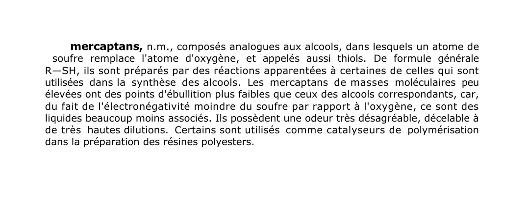 Prévisualisation du document mercaptans, n.
