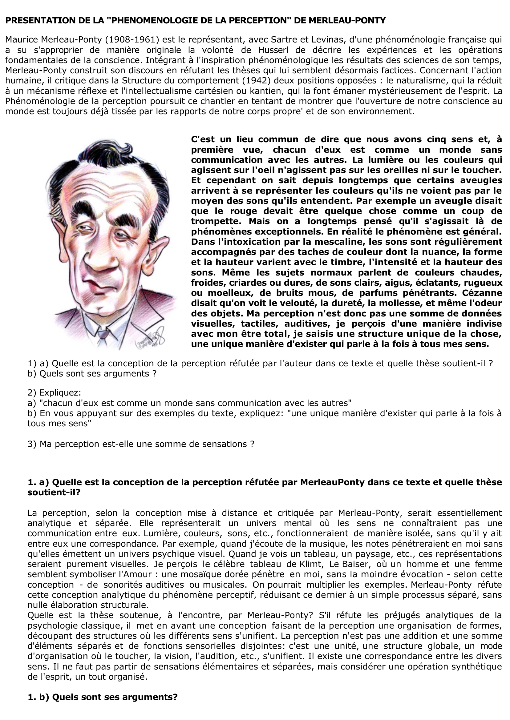 Prévisualisation du document Merleau-Ponty