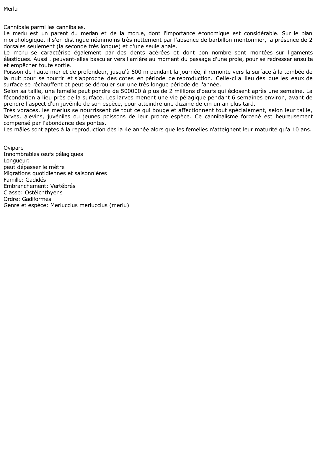 Prévisualisation du document Merlu