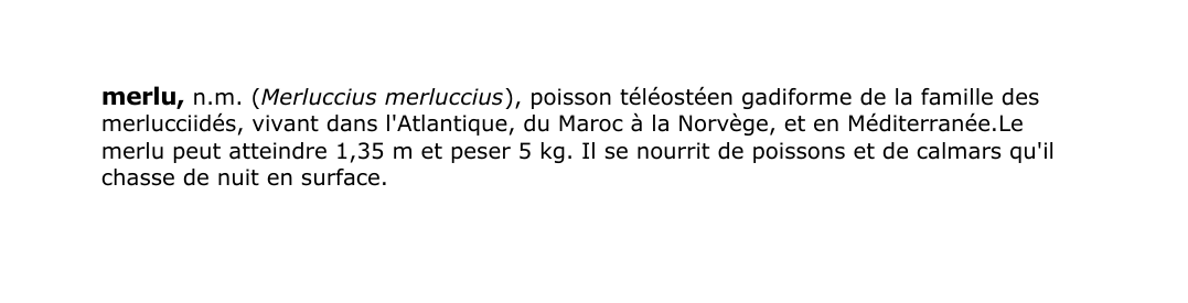 Prévisualisation du document merlu, n.