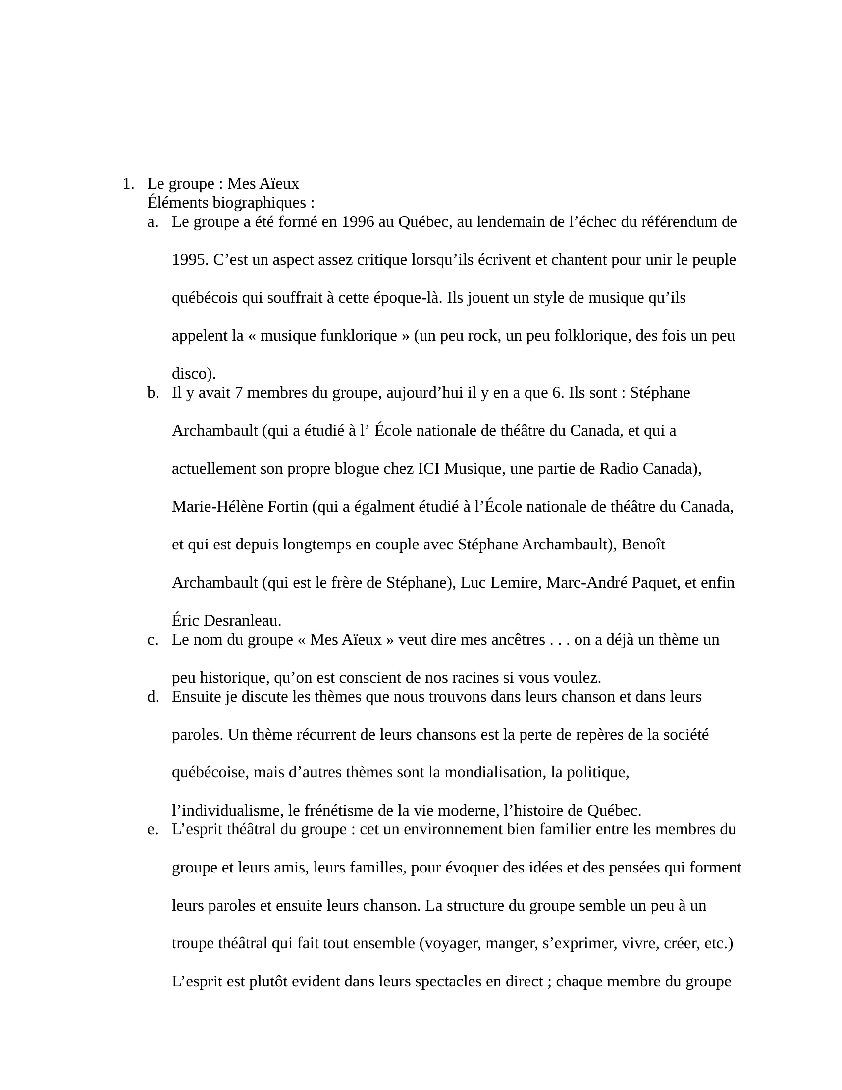 Prévisualisation du document Mes Aieux