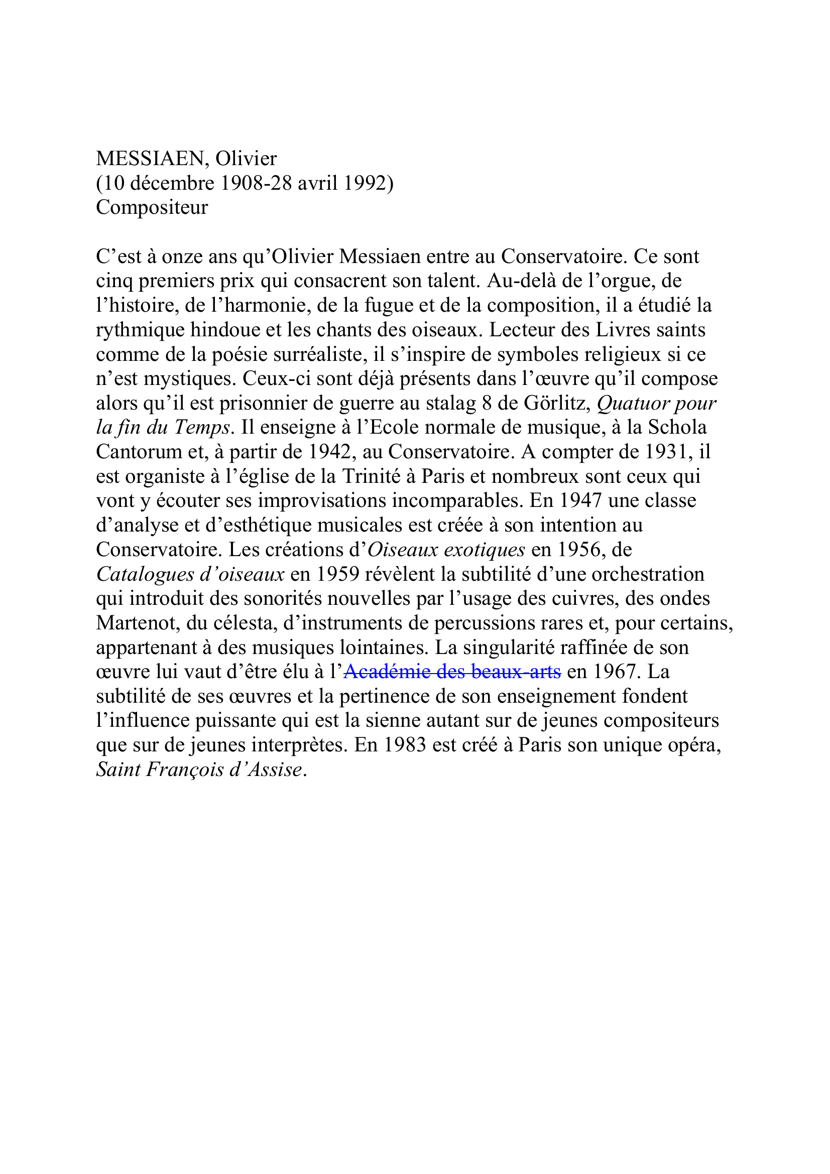 Prévisualisation du document Messiaen Olivier