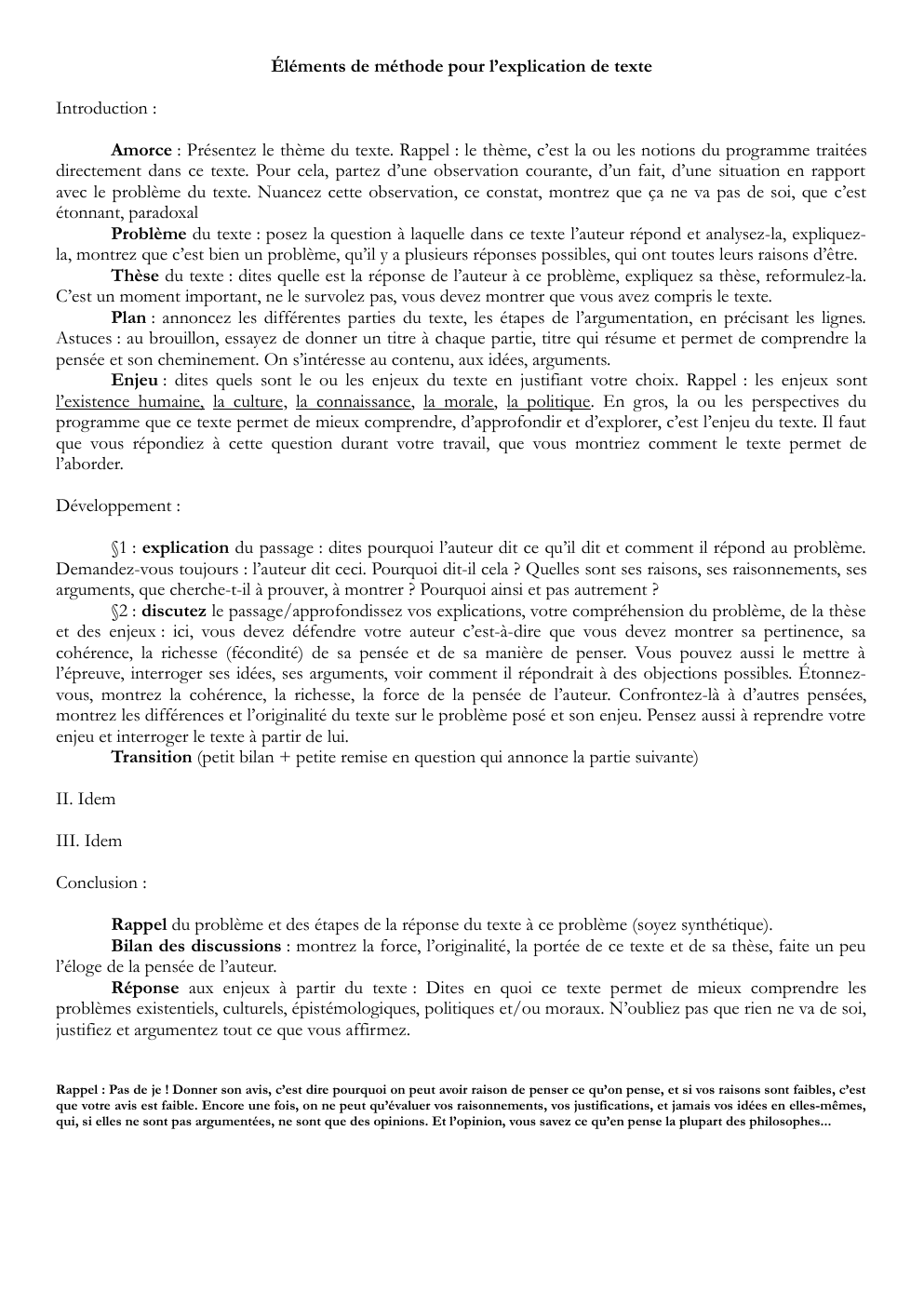 Prévisualisation du document méthode dissertation et explication de texte