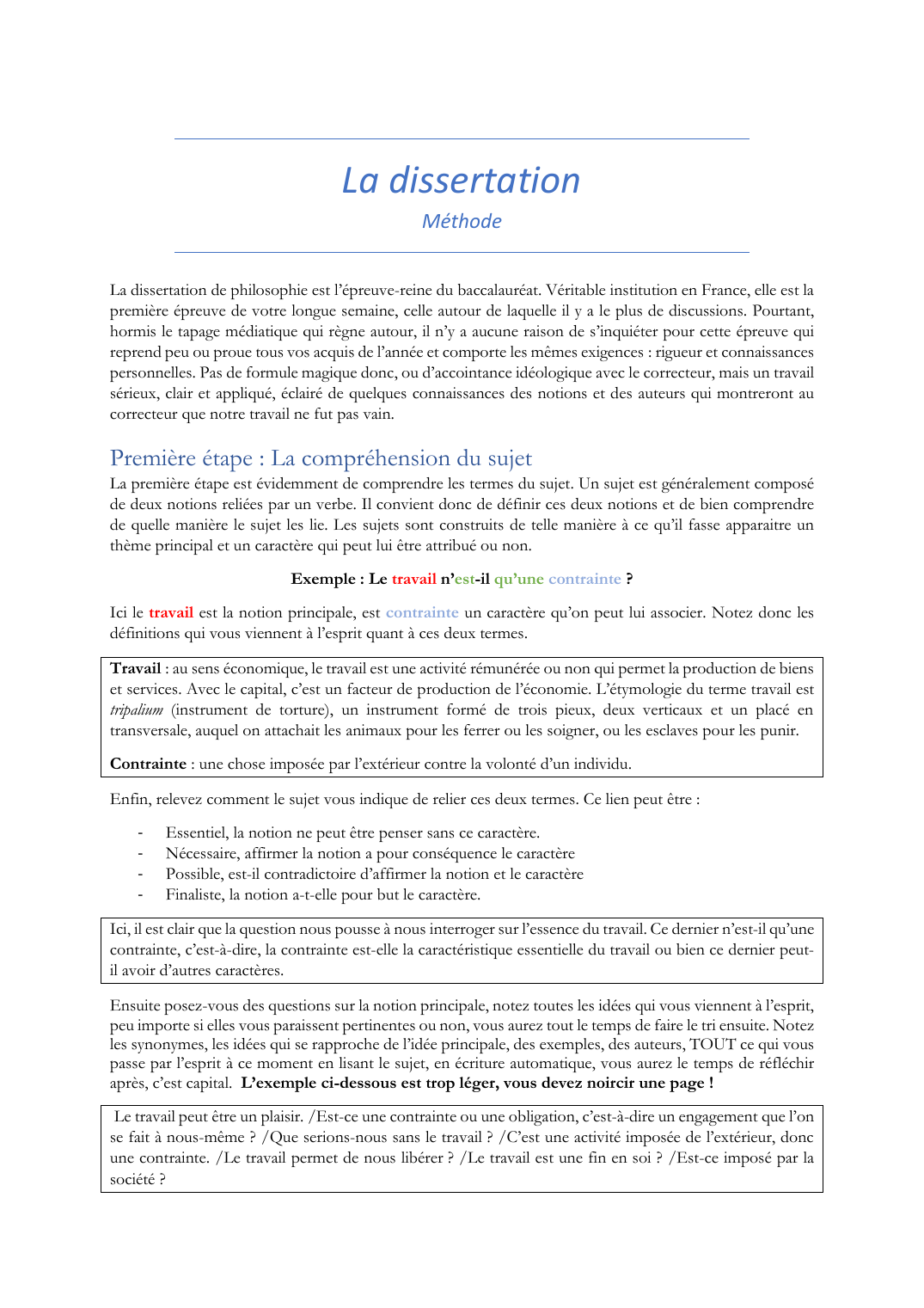 Prévisualisation du document méthode dissertation philosophie