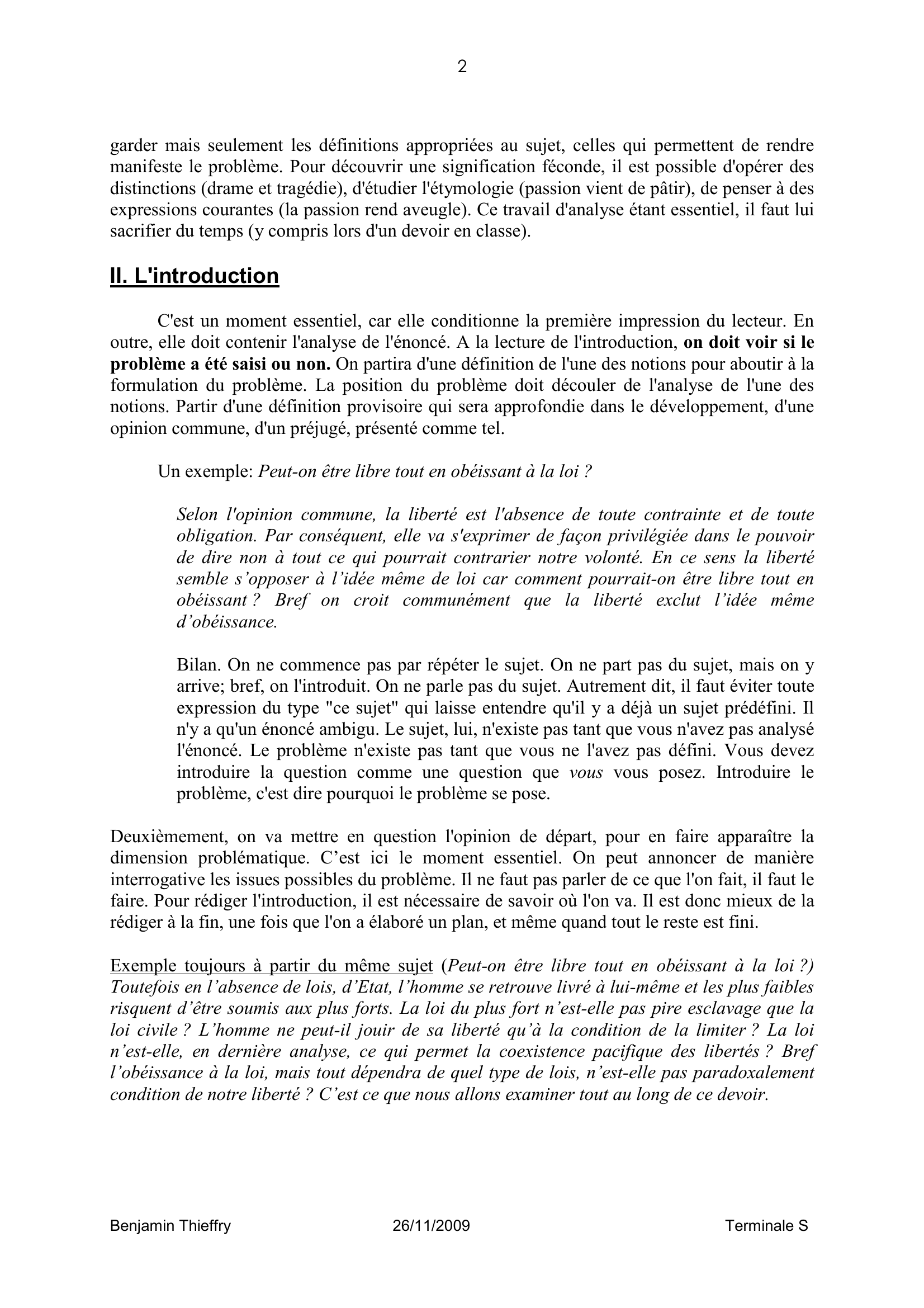 Prévisualisation du document Méthode pour la dissertation