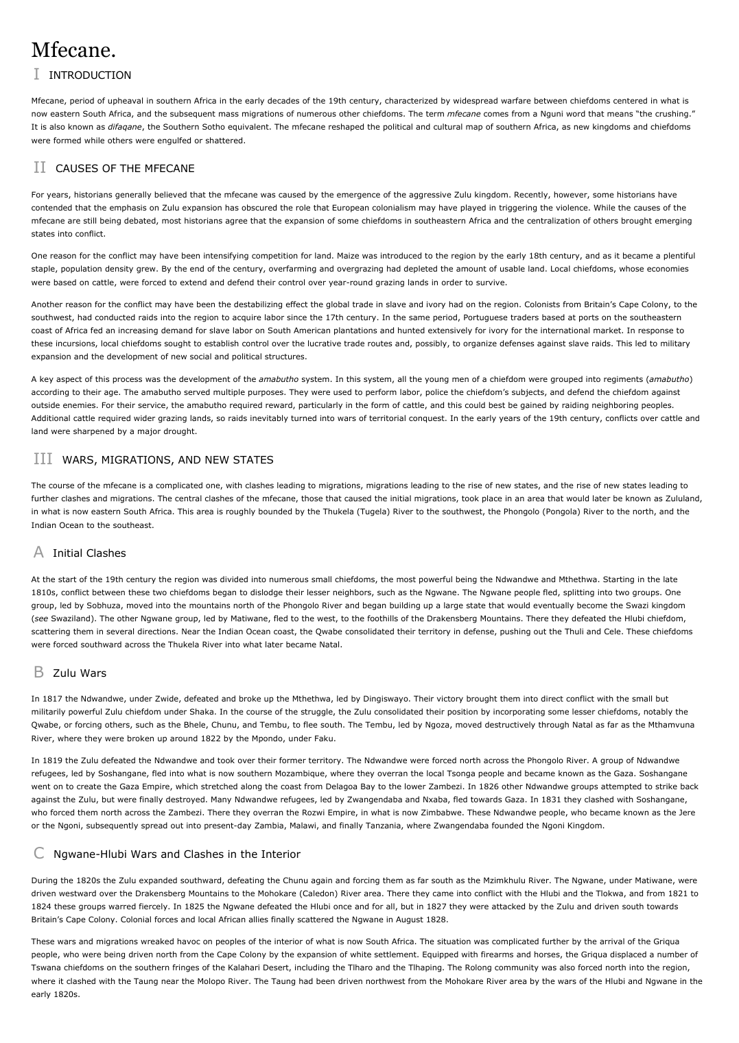 Prévisualisation du document Mfecane.