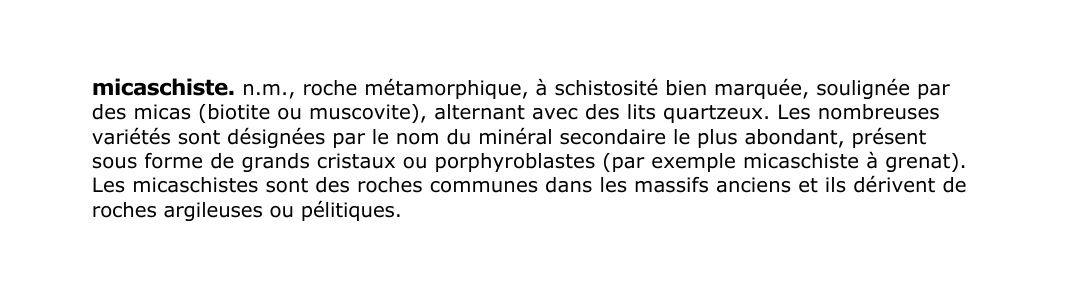 Prévisualisation du document micaschiste.