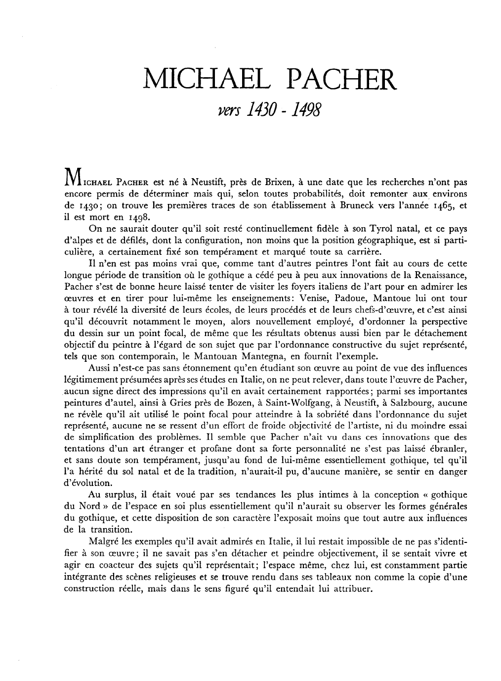 Prévisualisation du document MICHAEL PACHER