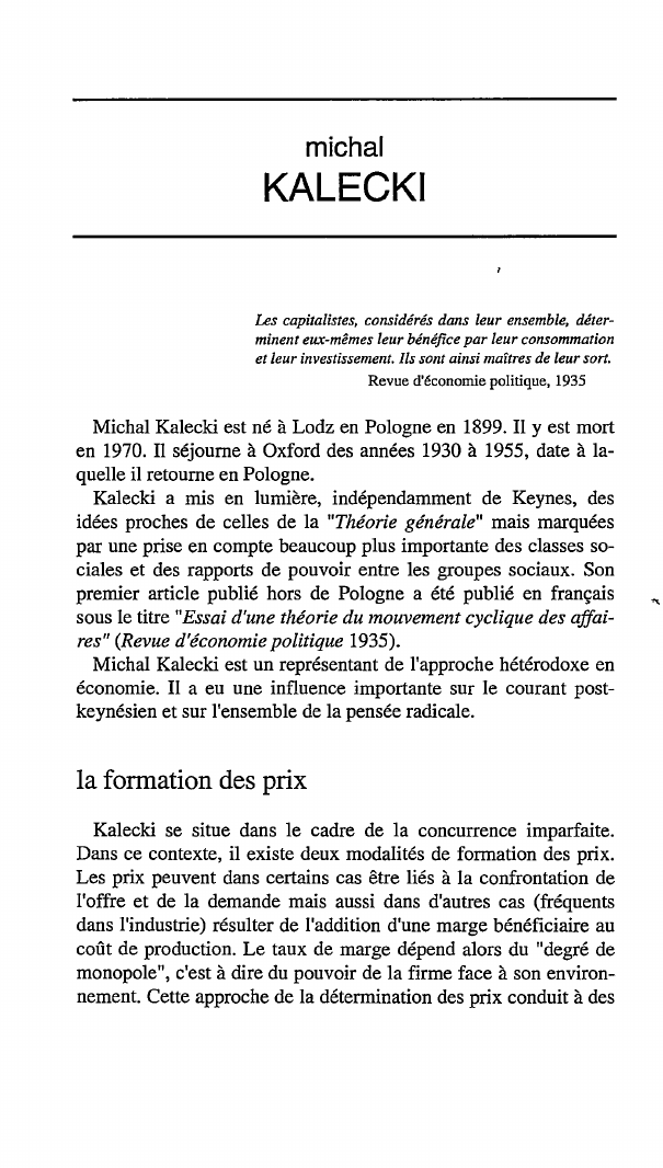 Prévisualisation du document michal
KALECKI