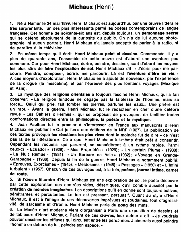 Prévisualisation du document Michaux (Henri)